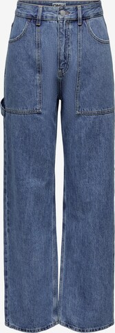 ONLY Wide leg Jeans 'KIRSI' in Blauw: voorkant