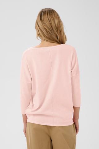 SAINT TROPEZ Sweter 'Mila' w kolorze różowy