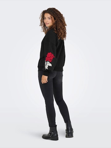 ONLY Sweatshirt 'ONLCALLY' in Zwart