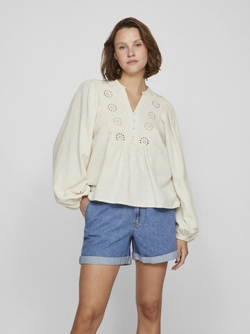 VILA Blouse in Beige: front