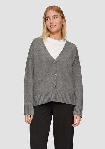 s.Oliver Knit cardigan in Grey: front