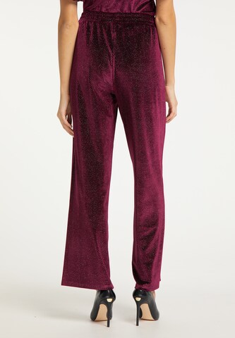 myMo at night Wide leg Broek in Lila