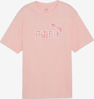 PUMA T-shirt fonctionnel 'ESS+' en rose / rouge pastel / blanc, Vue avec produit