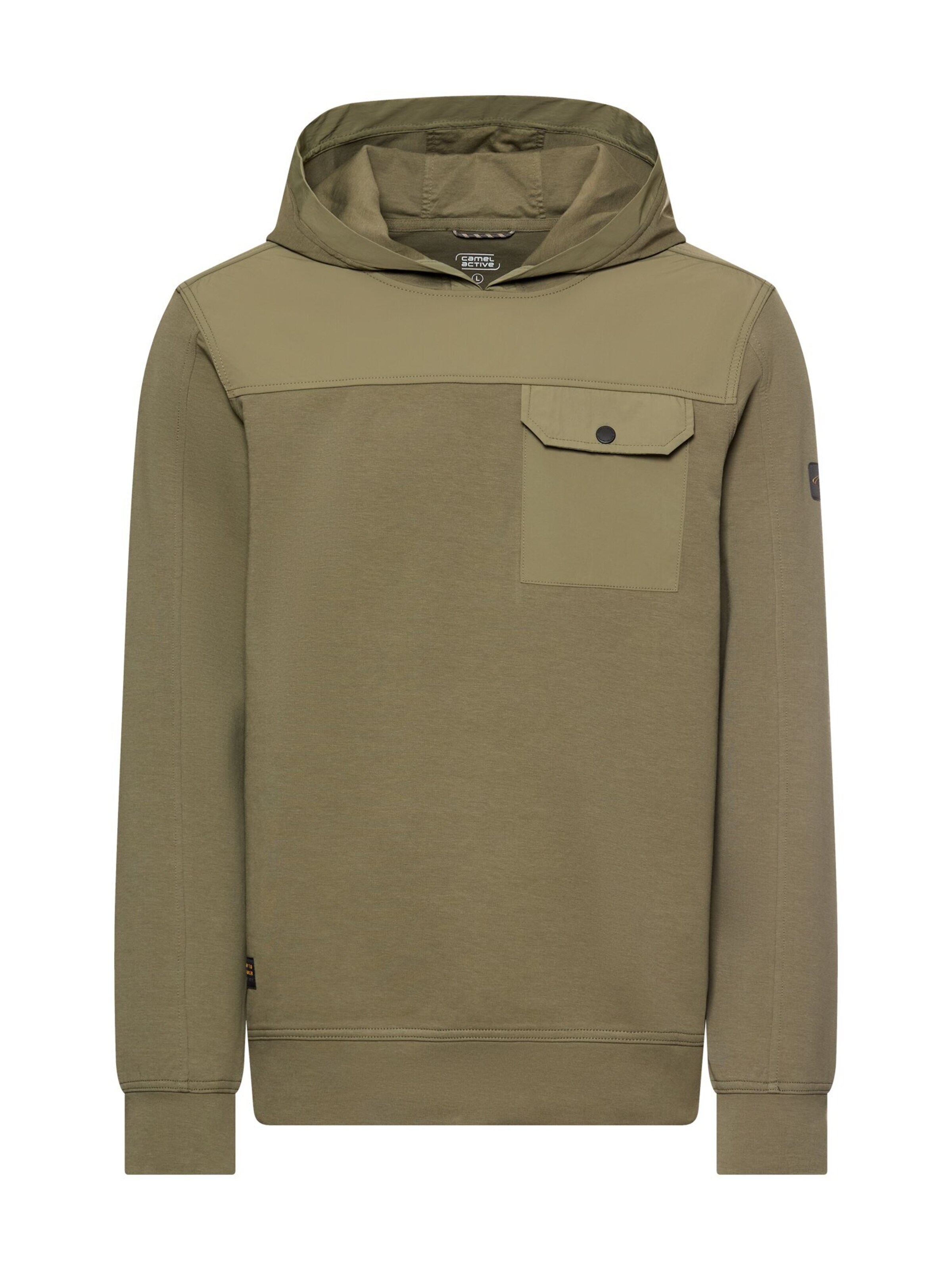 CAMEL ACTIVE Sweatshirt 'fleXXXactive' in Green: front