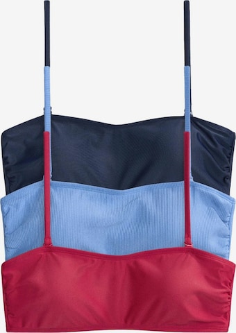 The Set Bikinitop in Blau: Vorderseite