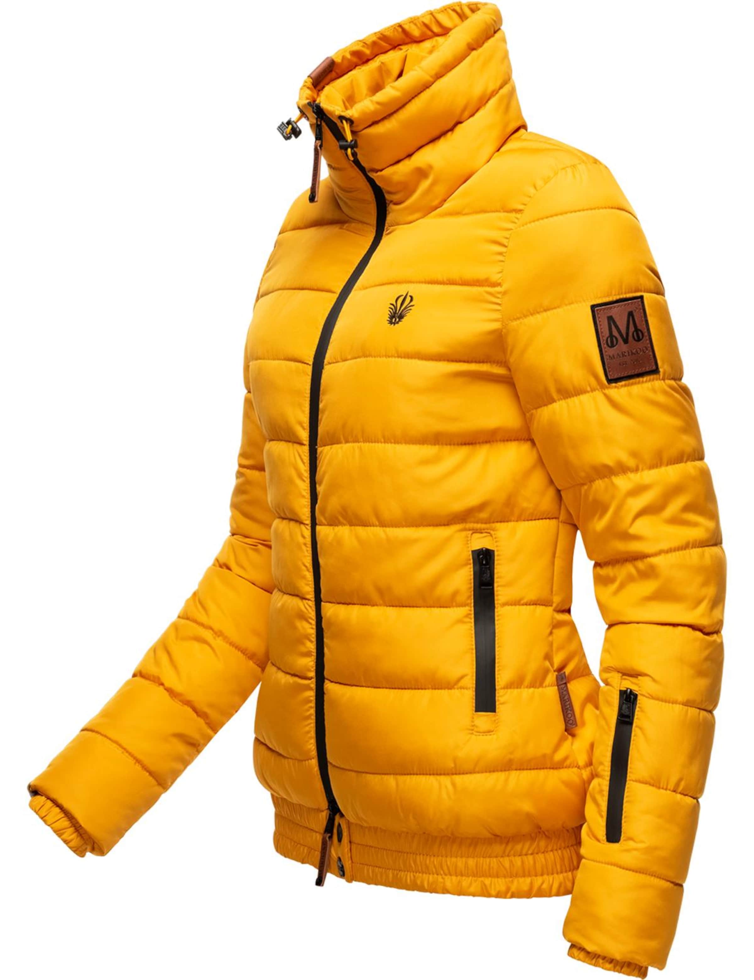 MARIKOO Winter jacket 'Poison' in Yellow