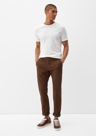 s.Oliver Slim fit Chino Pants in Brown