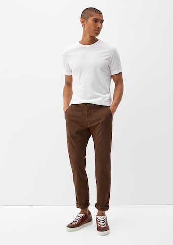 s.Oliver Slimfit Hose in Braun