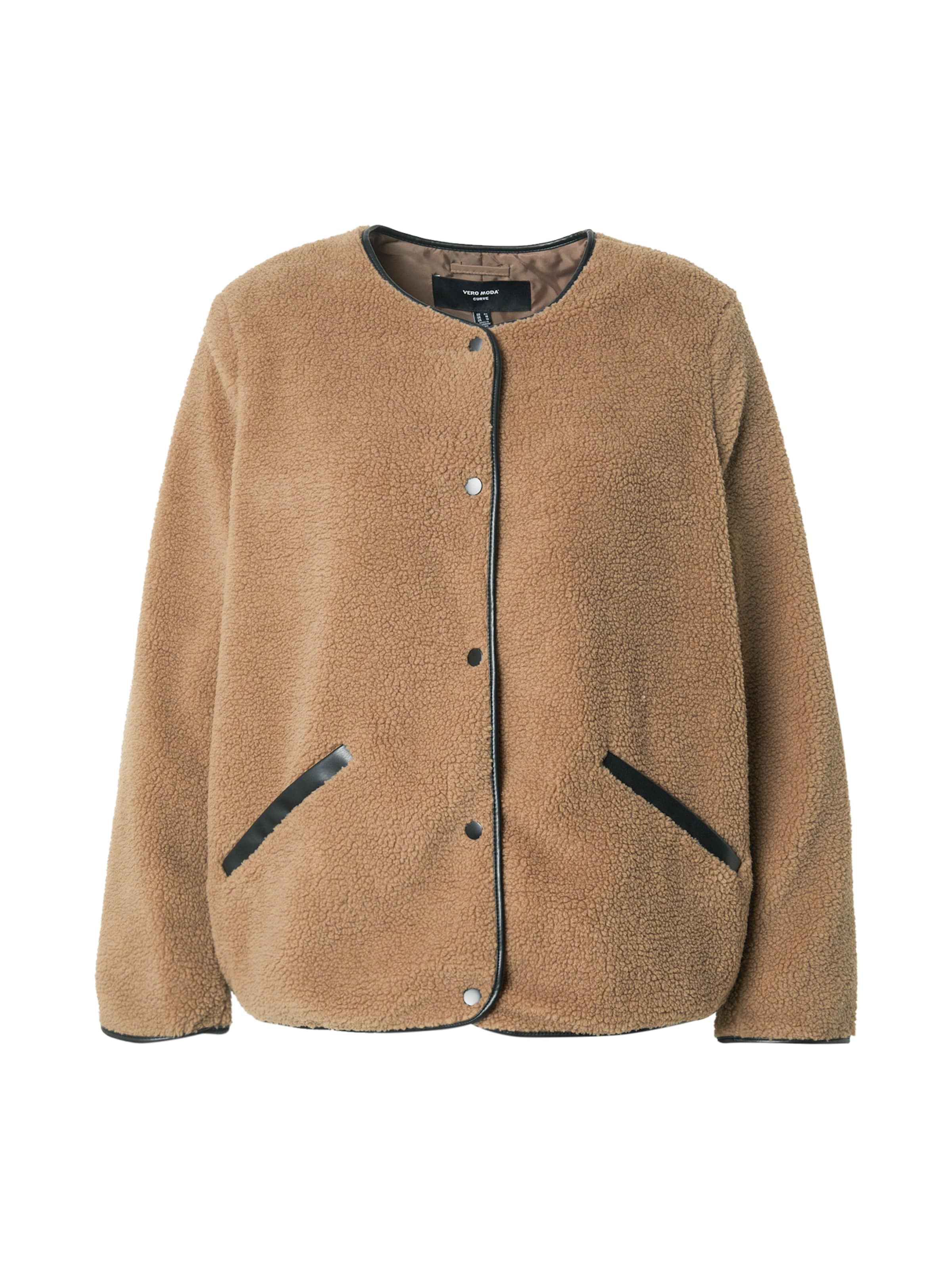 Vero Moda Curve Kurtka przejściowa &#x27;VMCCANDICE&#x27; w kolorze brązowy: przód