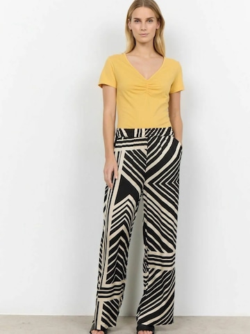 Soyaconcept Wide Leg Hose 'Faro 3-B' in Schwarz