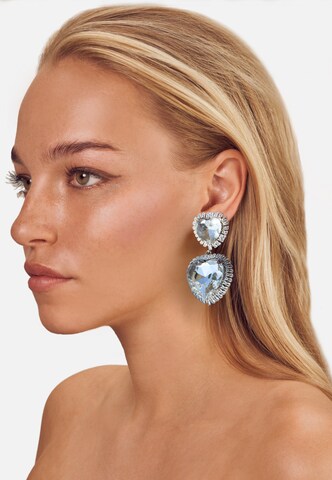 FILIPPA FIRENZE Ohrclips in Silber: Vorderseite