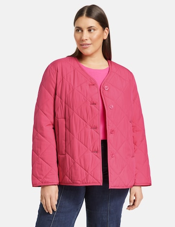 SAMOON Winter Jacket in Pink: front