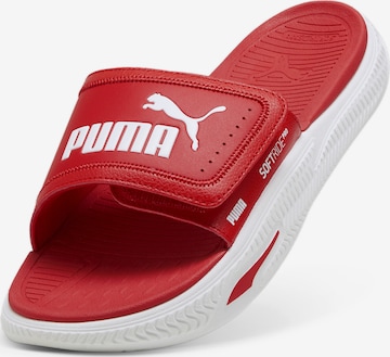 Claquettes / Tongs 'SoftridePro' PUMA en rouge : devant