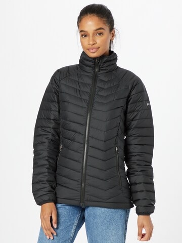 COLUMBIA Outdoor Jacket 'Powder Lite' in Black: front