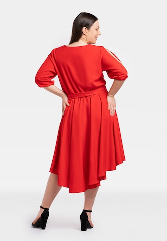 Karko Cocktail Dress ' OLIWIA ' in Red