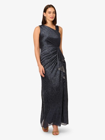 Adrianna Papell Avondjurk in Blauw: voorkant