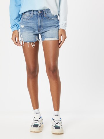 Tommy Jeans Regular Shorts in Blau: predná strana