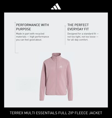 Veste en polaire fonctionnelle 'Essentials' ADIDAS TERREX en violet