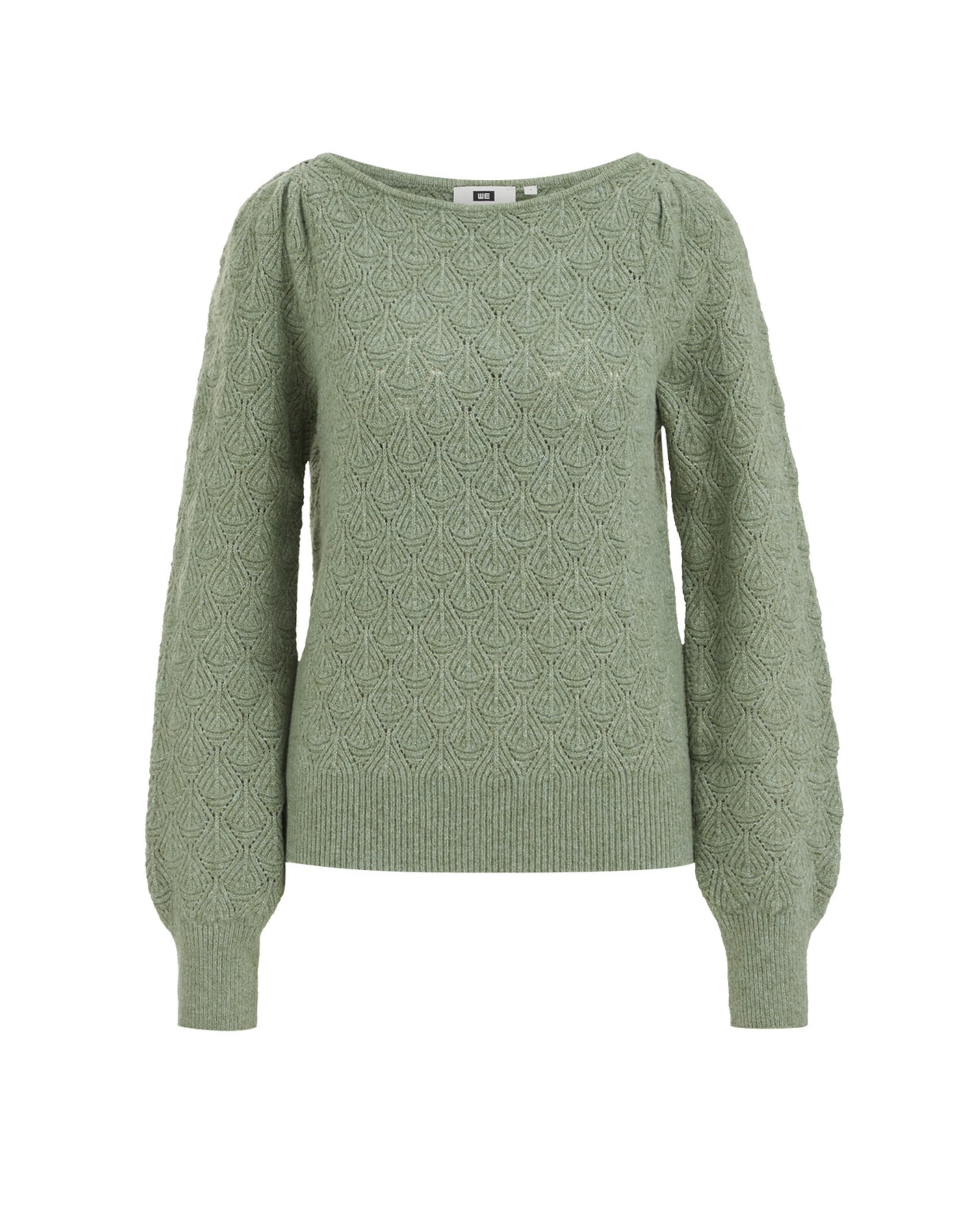 Pulover de la WE Fashion pe verde: față