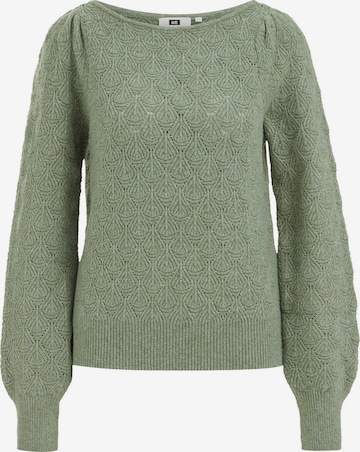 WE Fashion Pullover in Grün: Vorderseite