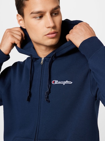 Champion Authentic Athletic Apparel - Casaco em moletão em azul