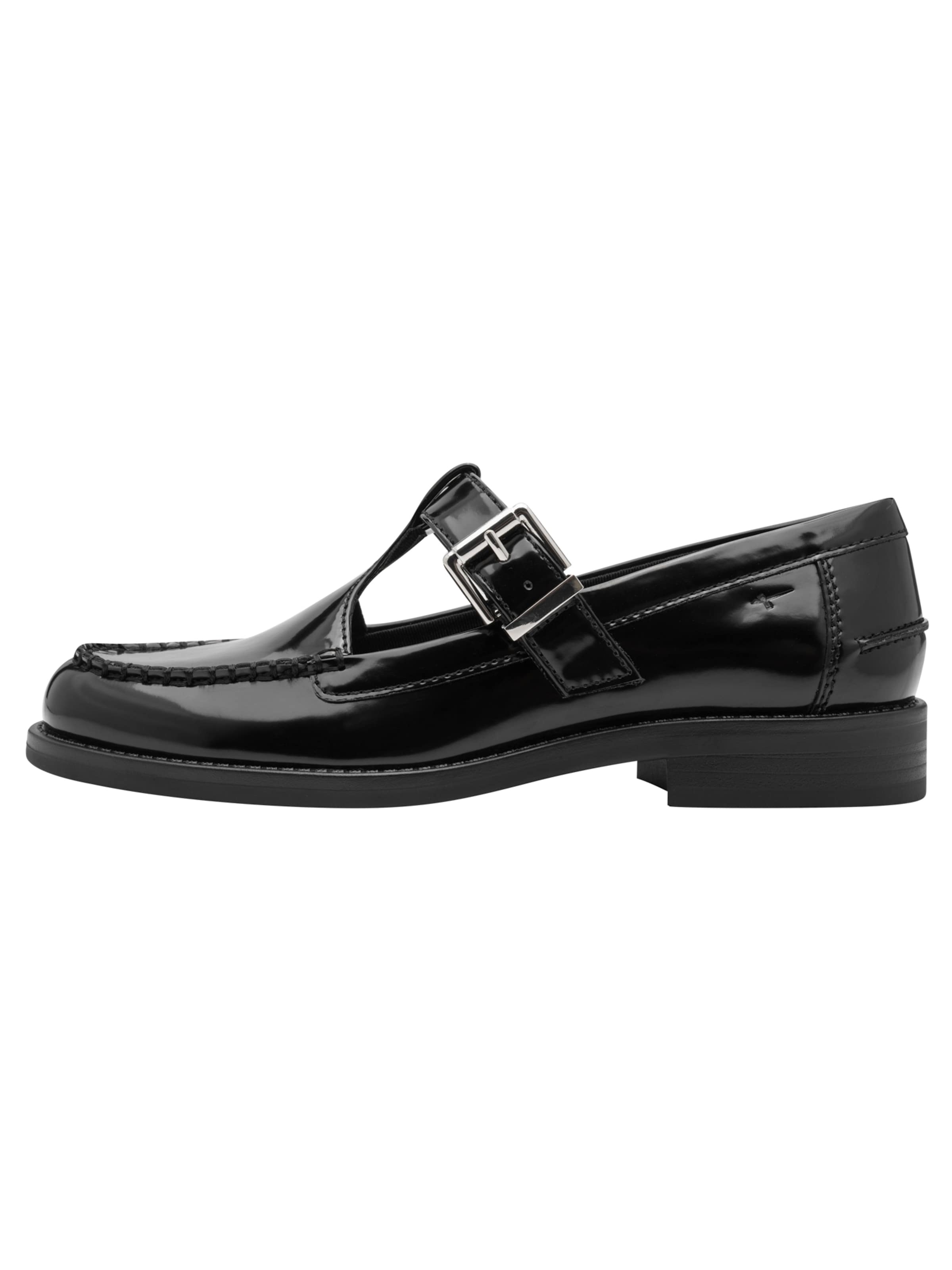 Tamaris Strap ballerina in Black