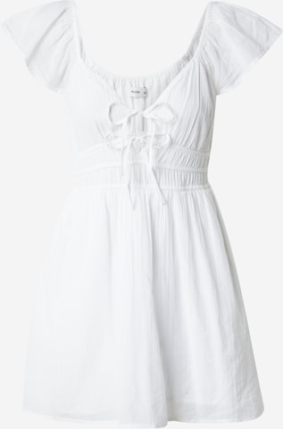 HOLLISTER Mekko värissä valkoinen: etupuoli