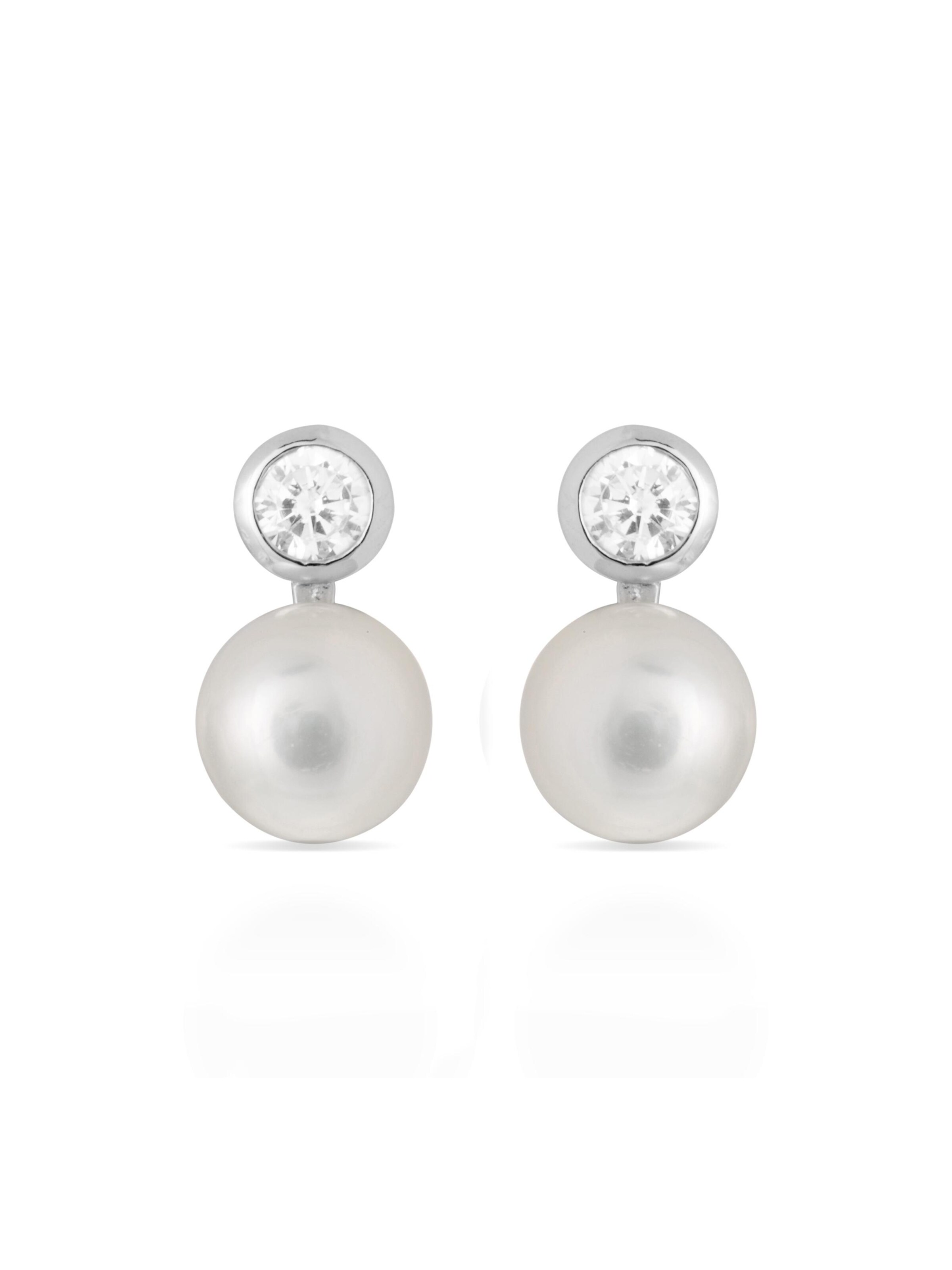 Luxenter Ohrringe 'Essential'‌‌‌‌‌‌‌ in perlweiß, Produktansicht
