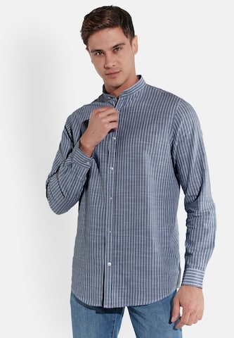Steffen Klein Regular fit Button Up Shirt in Blue: front