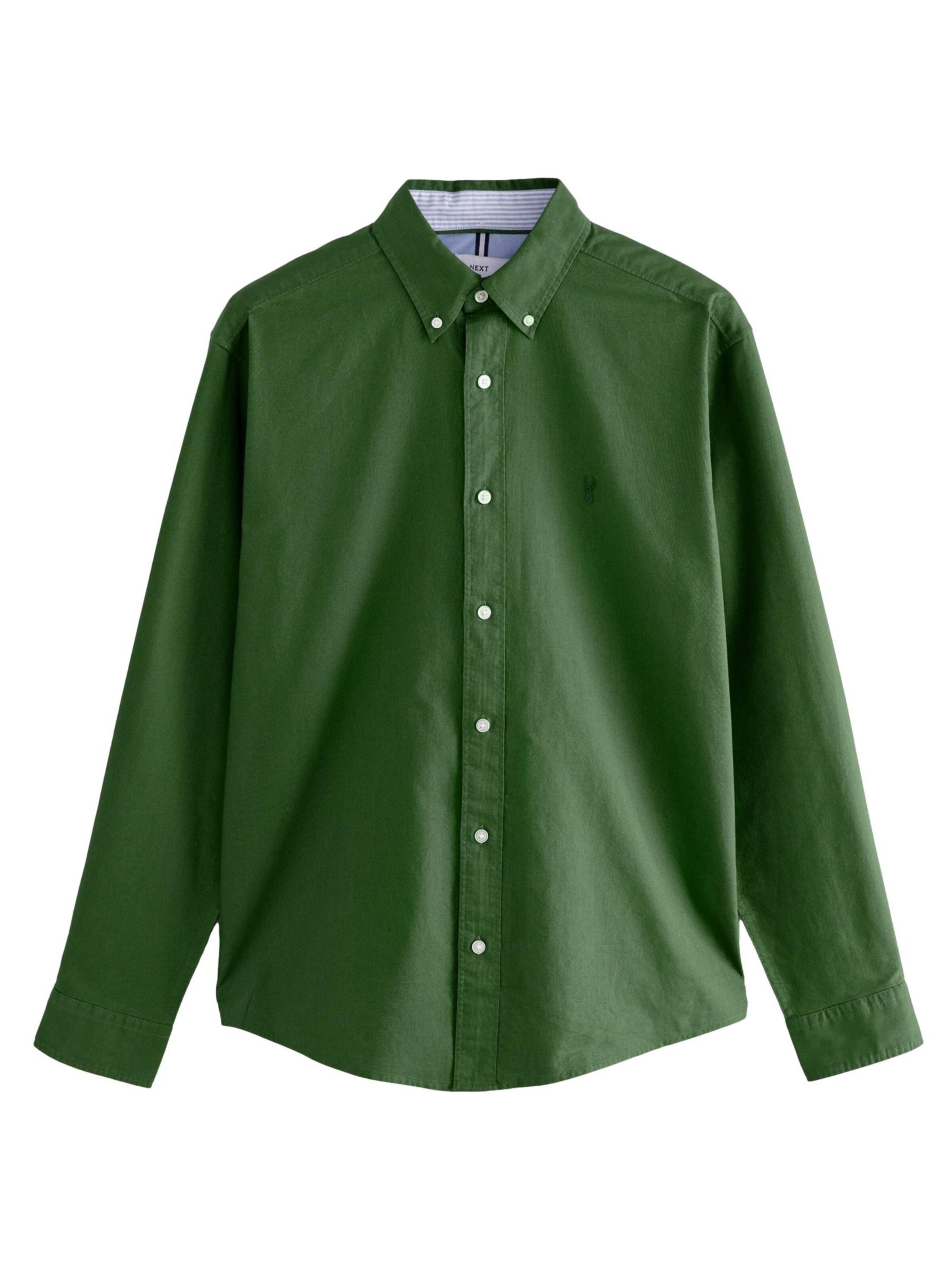 Regular fit Camicia 'Oxford' di Next in verde: frontale