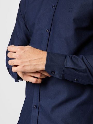 Les Deux Slim fit Button Up Shirt 'Christoph' in Blue