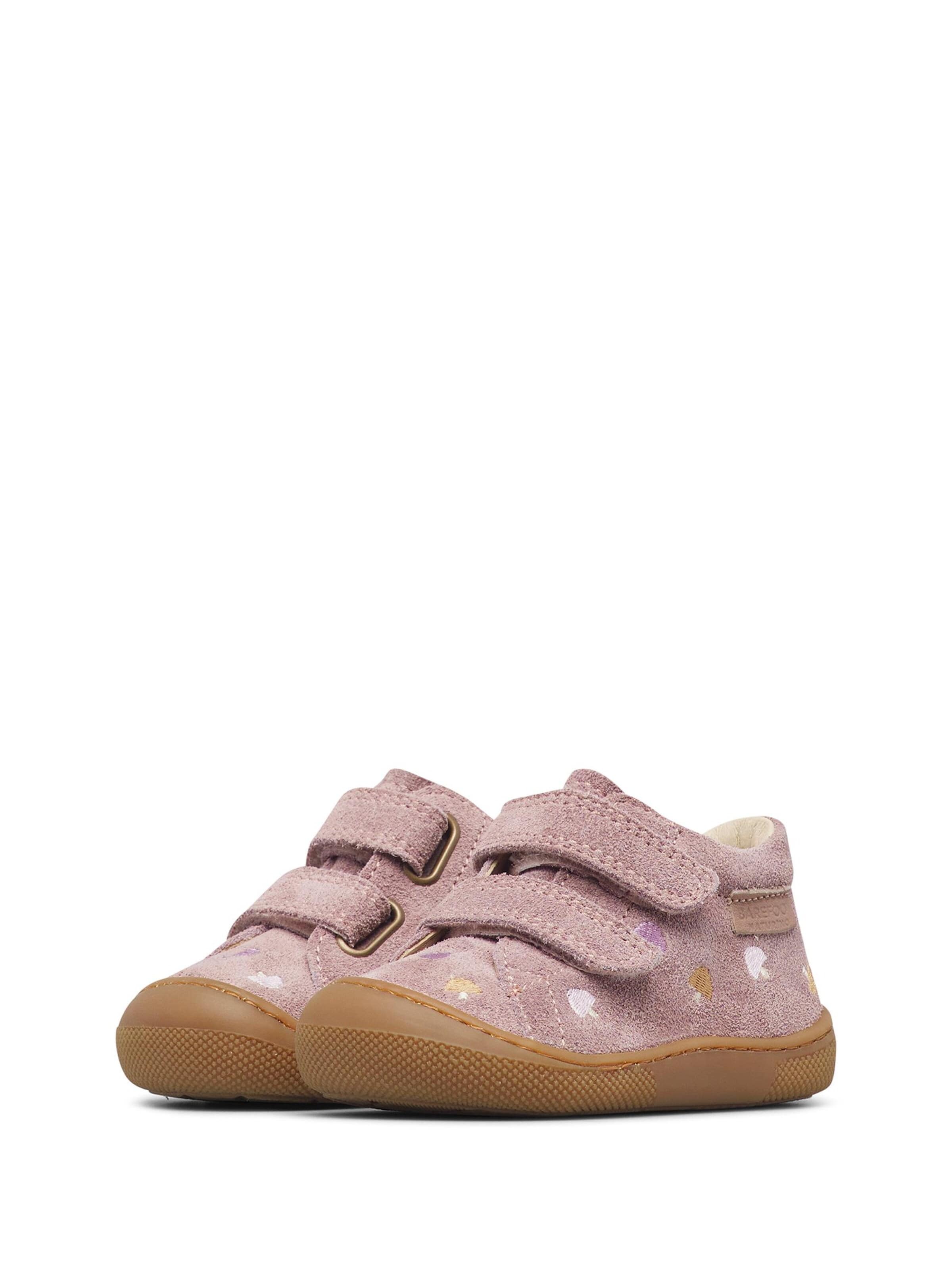 NATURINO Sneakers 'BAREFOOT AMUR VL EMBR.MUSHROOM' in Roze