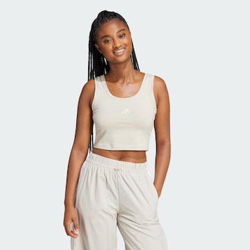 ADIDAS SPORTSWEAR Sports top 'Essentials' in Grey: front