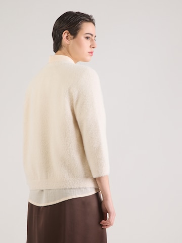 COMMA Вязаная кофта в Бежевый