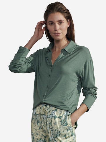 ESSENZA Pajama Shirt 'Kae' in Green: front