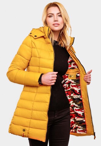 MARIKOO Winter coat 'Abendsternchen' in Yellow