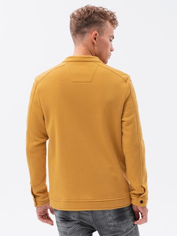 Veste de survêtement 'B1071' Ombre en jaune