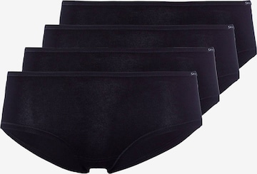 Slip di Skiny in nero: frontale