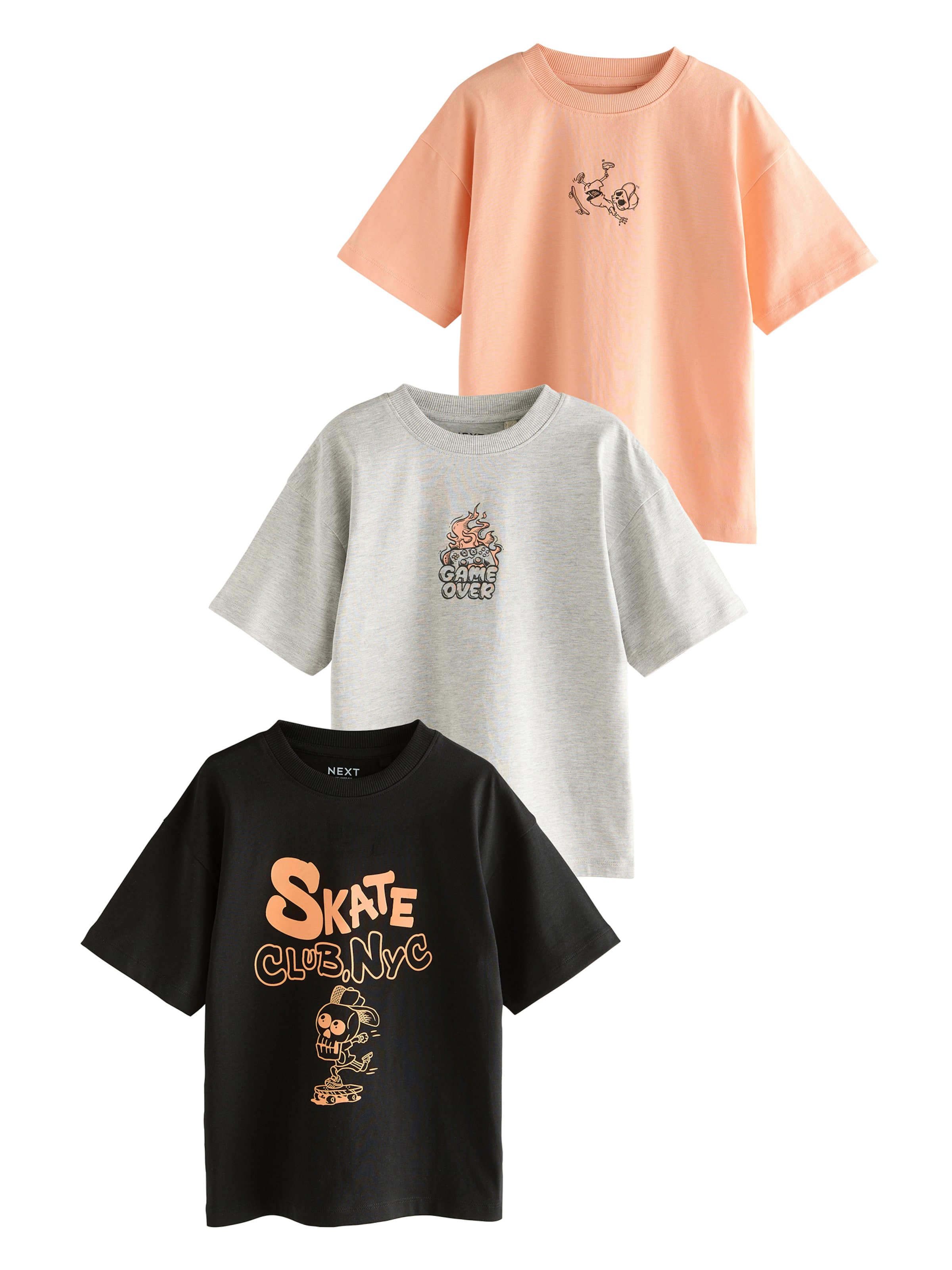 pelēks Next T-Krekls: no priekšpuses