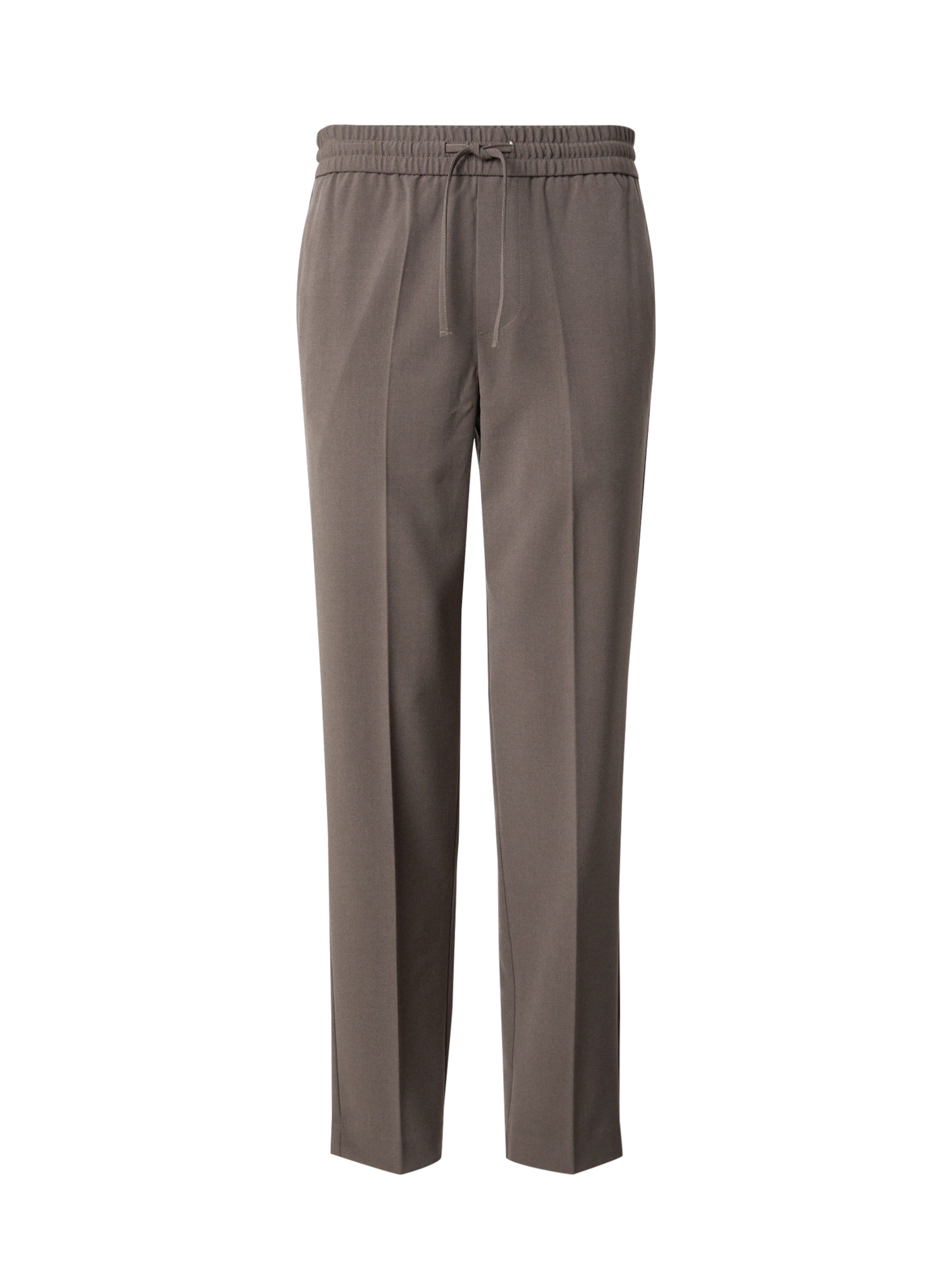 Lindbergh Pantalon à plis en kaki, Vue avec produit