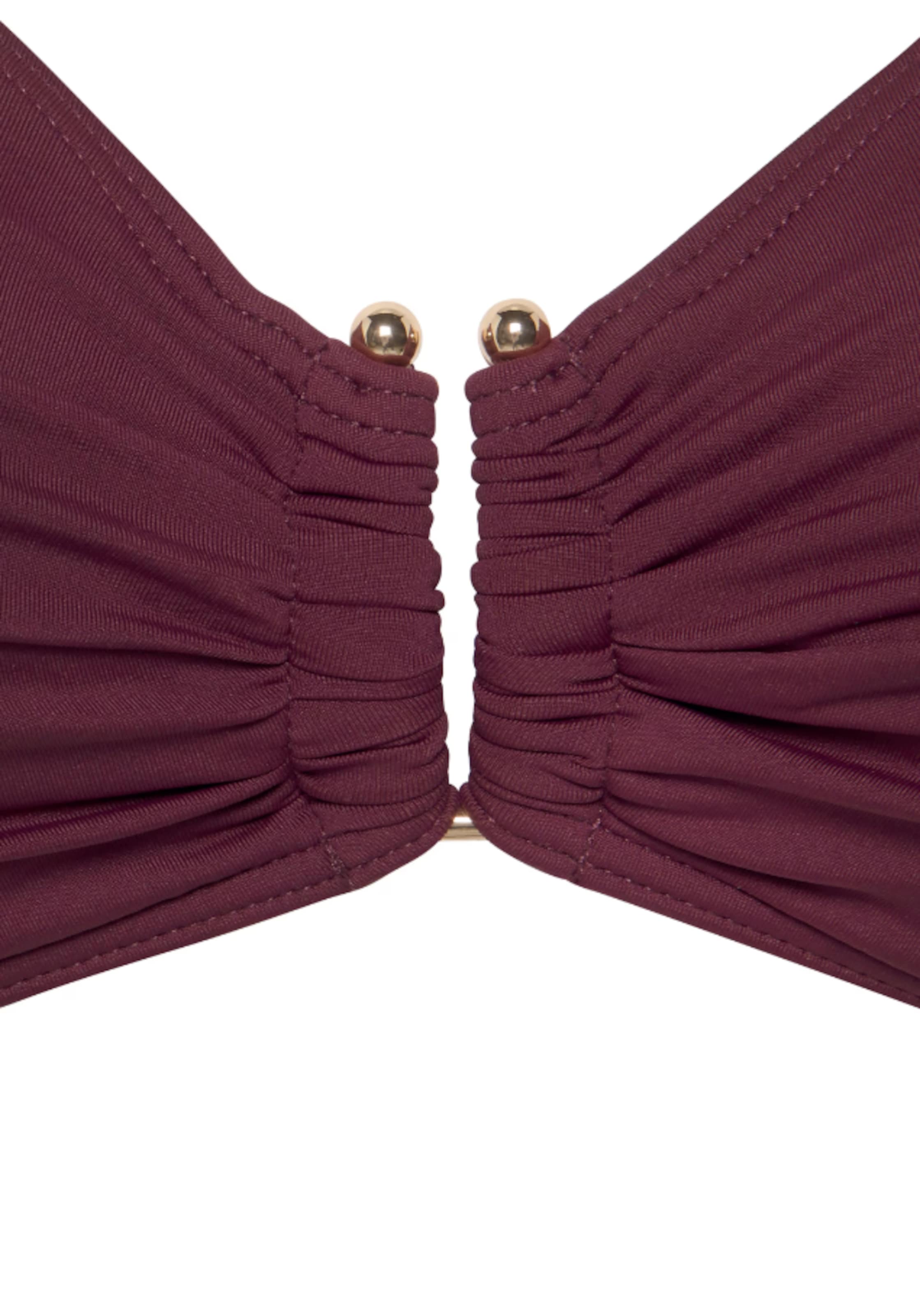 Bustier Hauts de bikini LASCANA en rouge