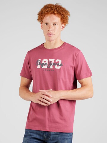 T-Shirt 'WOLF' Pepe Jeans en violet : devant