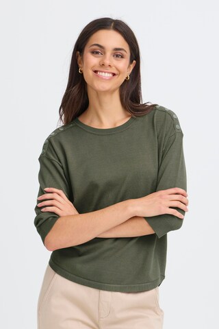 Cardigan 'FRZubasic 114' Fransa en vert : devant
