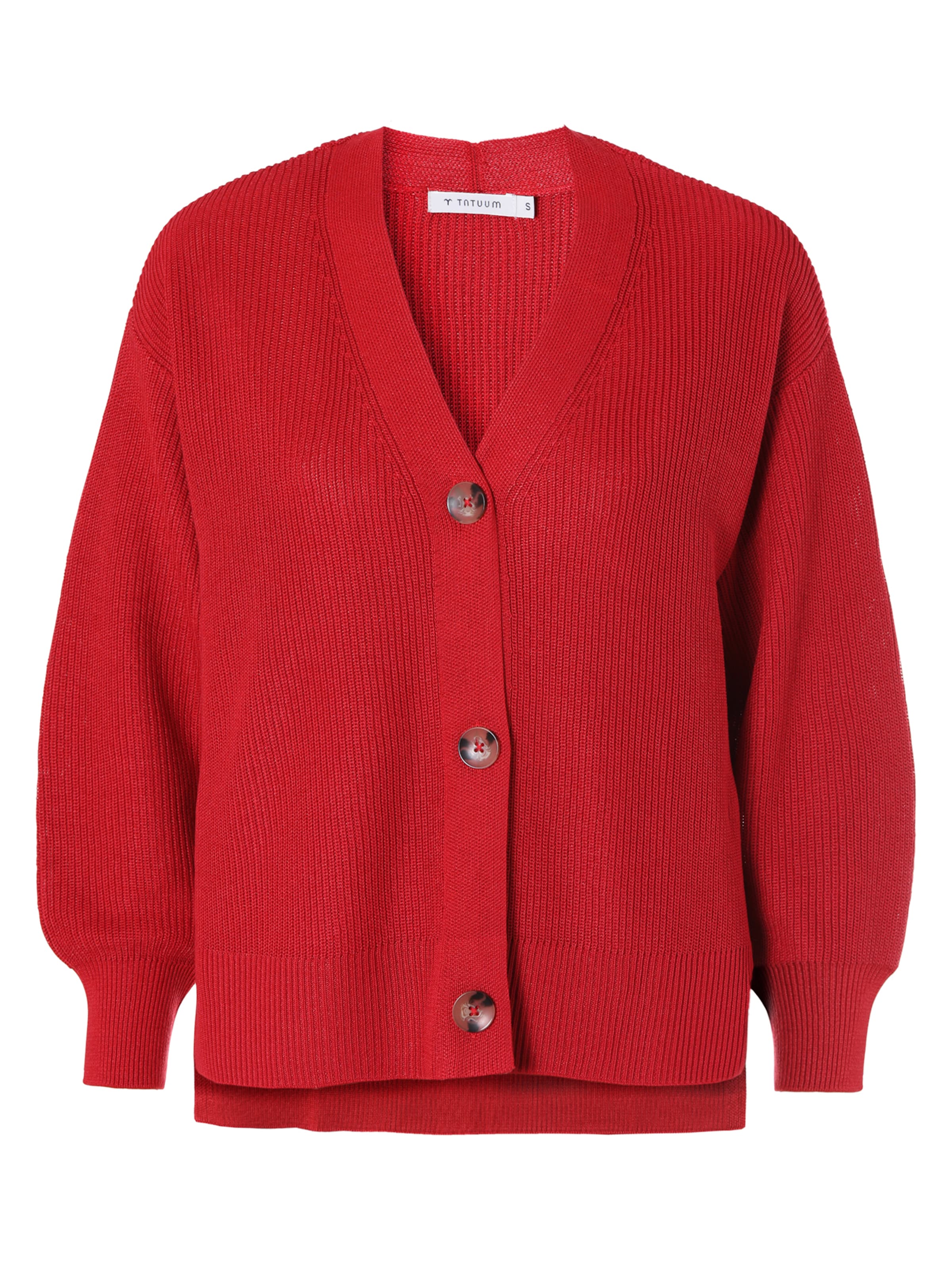 TATUUM Knit cardigan 'KAMIKO' in Red: front