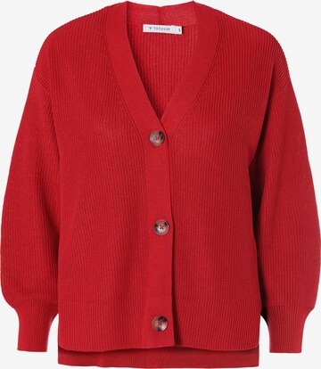 TATUUM Knit Cardigan 'KAMIKO' in Red: front