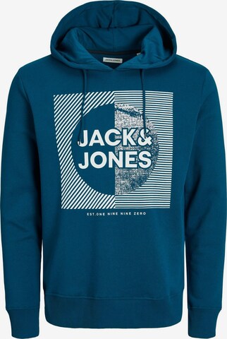 Sweat-shirt 'Stein' JACK & JONES en bleu : devant