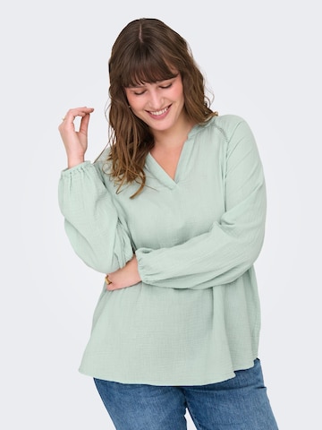 ONLY Carmakoma Bluse 'THYRA' in Grau