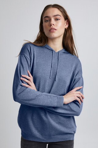 PULZ Jeans Kapuzenpullover 'PZSARA' in Blau: predná strana