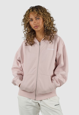 Giacca di felpa 'Clarita' di Pegador in rosa: frontale