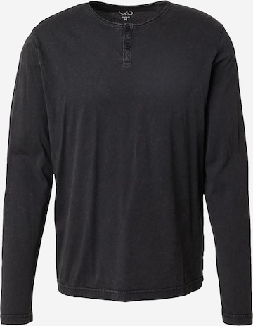 QS Shirt in Schwarz: Vorderseite